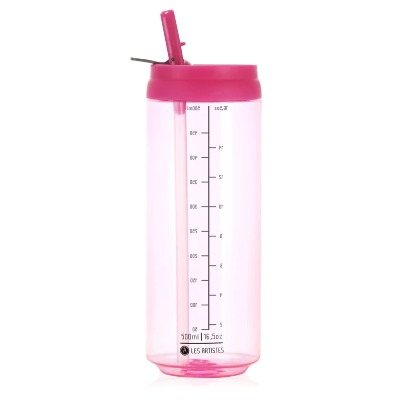 Clear Can'it 500ml Pink