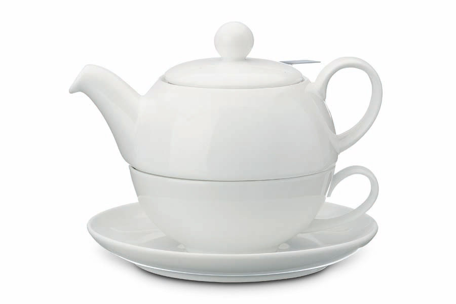 Tea-for-one set 'Classic' + inox filter 0,4L