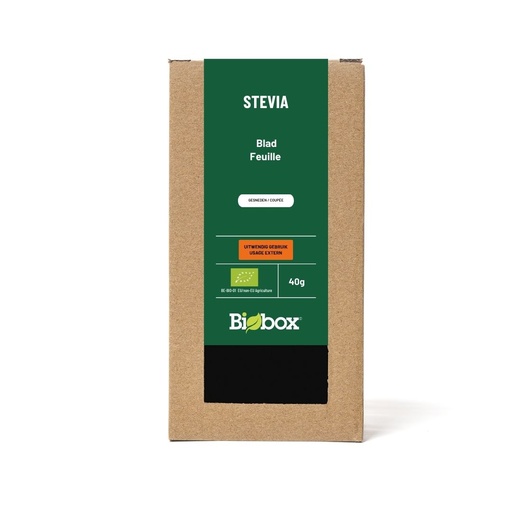 Bio* Stevia blad gesneden