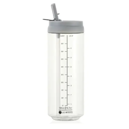 [B/04702] Clear Can'it 500ml Grey