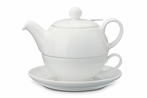 [B/04737] Tea-for-one set 'Classic' + inox filter 0,4L